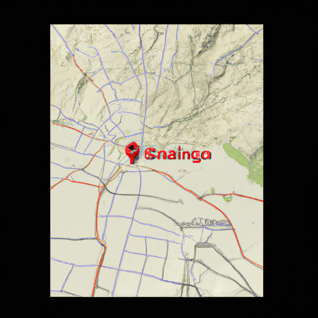 Mapa de Santiago con ubicación de Lumina Estudio